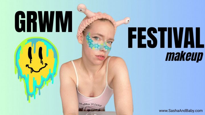 Rave and Festival Makeup Tutorial - Bold Looks - SFW CUTE