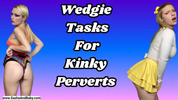 Wedgie Tasks for Kinky Perverts - Submissive Tasks - Bully