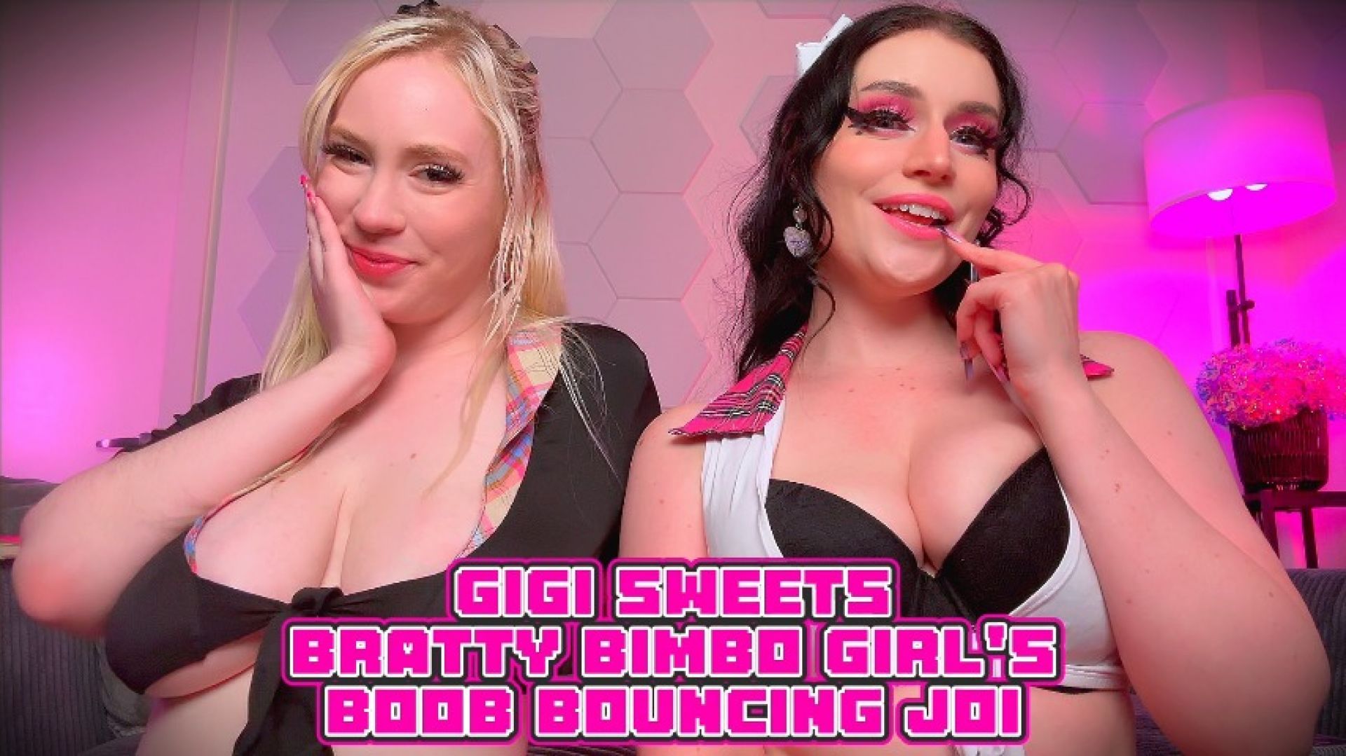Gigi Sweets Bratty Bimbo Girls Boob Bouncing JOI