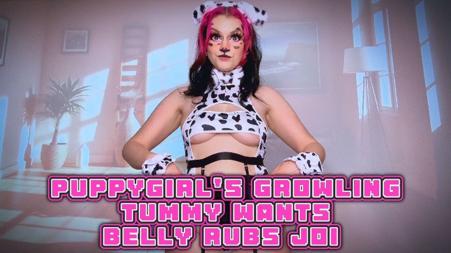 girl's Growling Tummy Wants Belly Rubs JOI