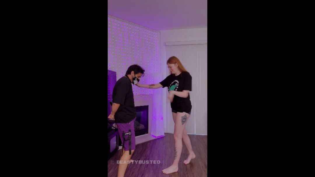 Kay's First Time Kicking Me in the Balls