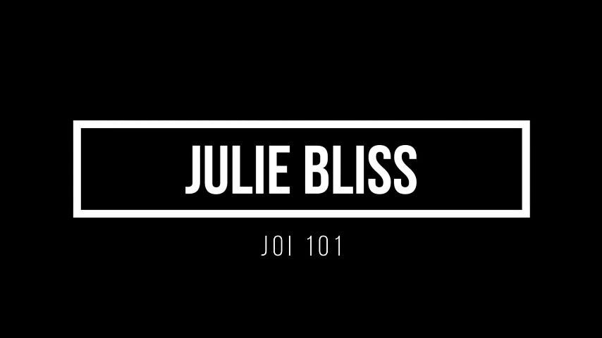 Julie Bliss - Jerk off Instructions - JOI