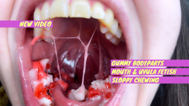 Sweet and sloppy gummy devouring
