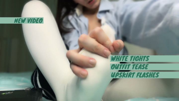 White tights fun