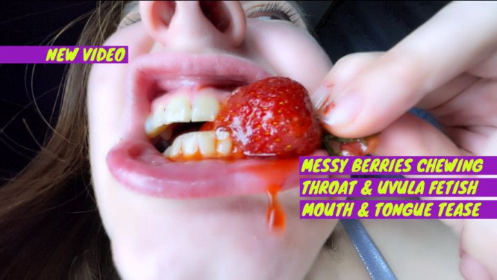 Mouth mess strawberry slurps