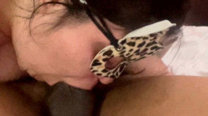 BBW Throat Fucking and Fucks Her Throat