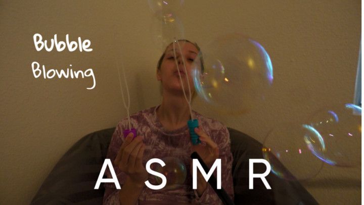 Relaxing ASMR Bubble Blowing with Maria Anjel