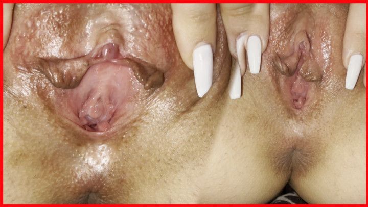 Finger masturbation and sex with 18 year old teen close up