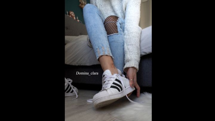 Smell my feet when got home from school
