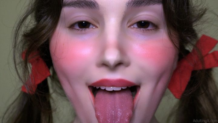 Tongue Out Eye Contact Loop