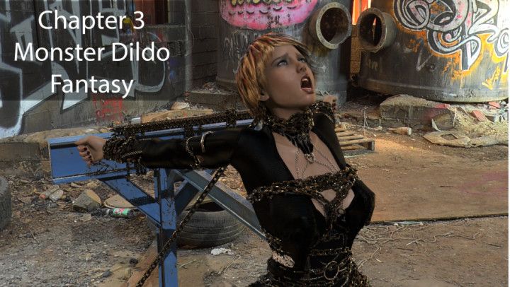 Falling Into Bondage Pt 3 Monster Dildo