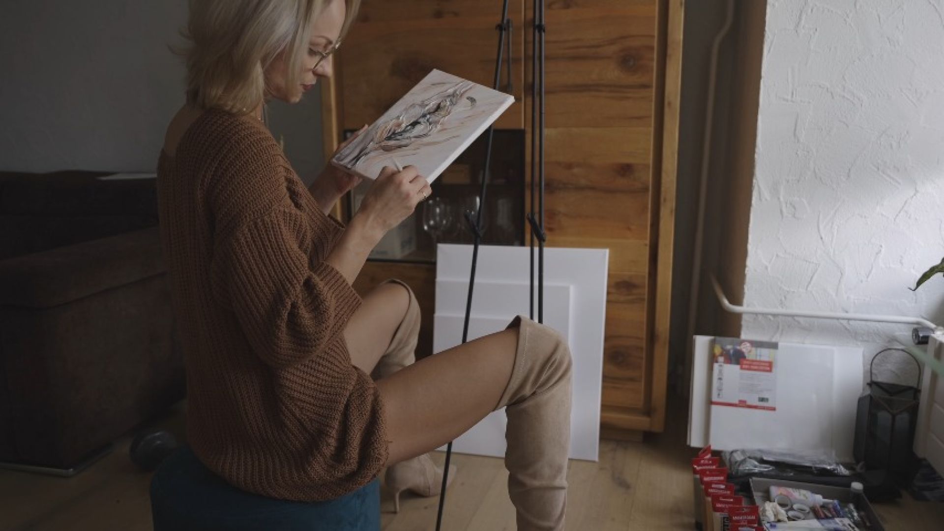Painting a Pussy Flower
