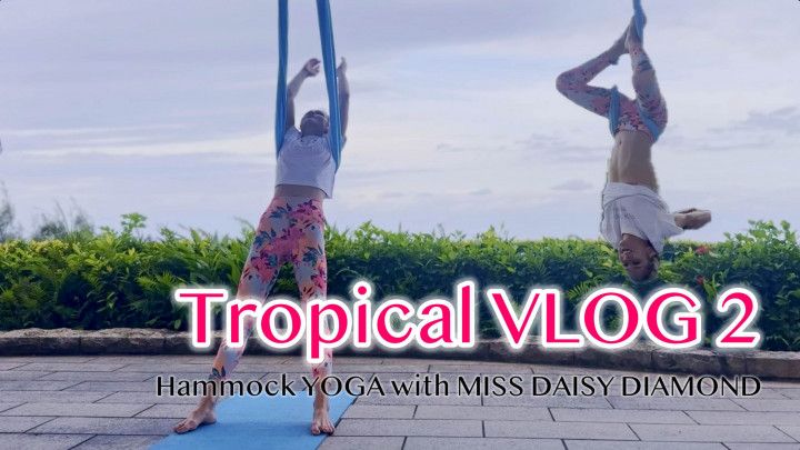 My 1st Hammock YOGA lesson SFW