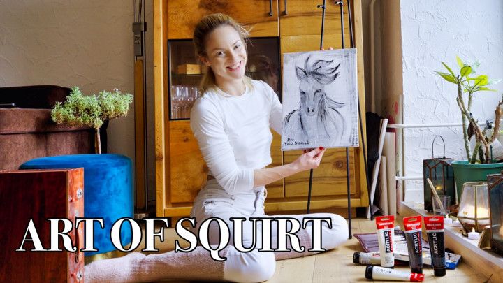 SFW Raw Power Abstract Fluid Expression ART by Miss Daisy Di