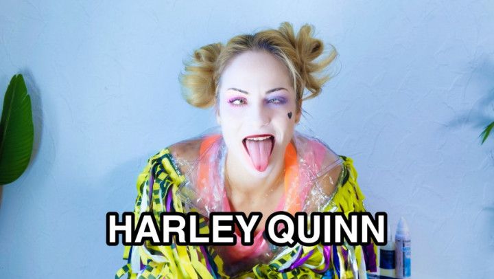 SFW Harley Quinn Make Over Pole Dance
