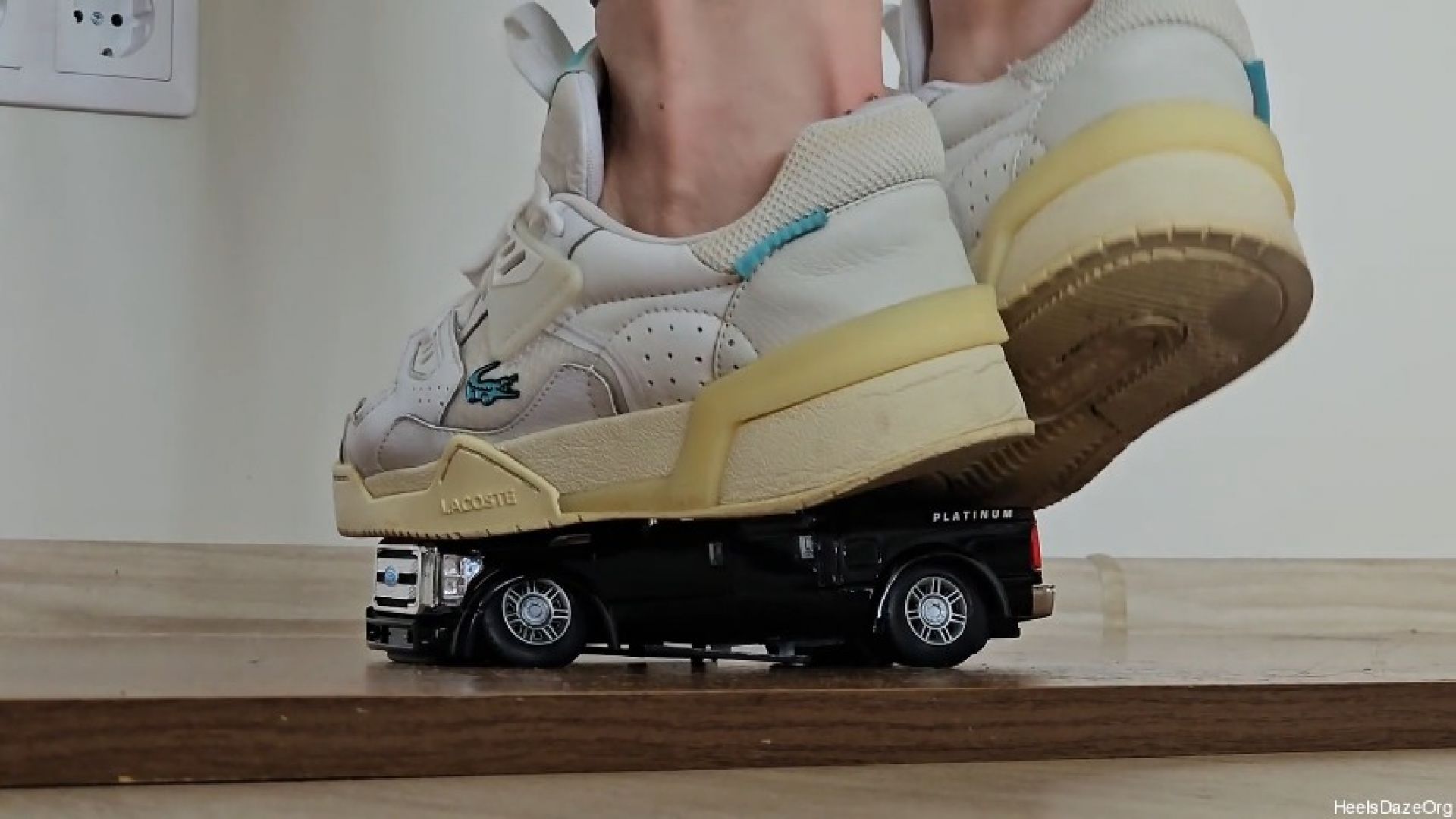 Toy Car Crush in Sneakers