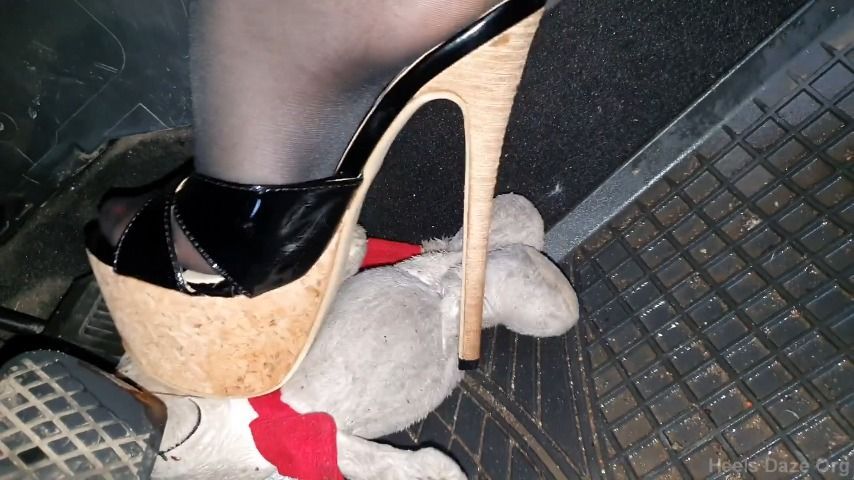 Crazy Revving in Stiletto Sandals Plush