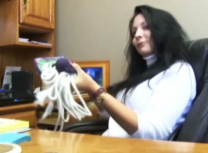 Your boss asks you to tie her up