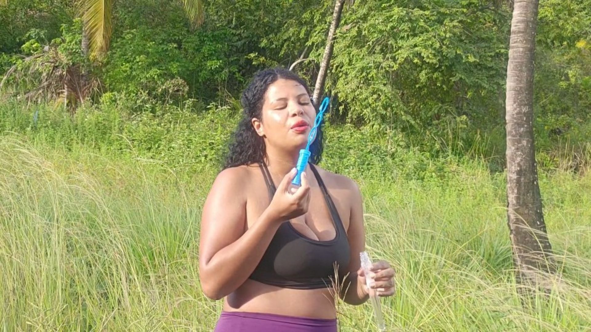 Blowing bubbles and dirty socks