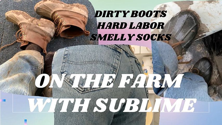 watch me get my boots dirty on the farm