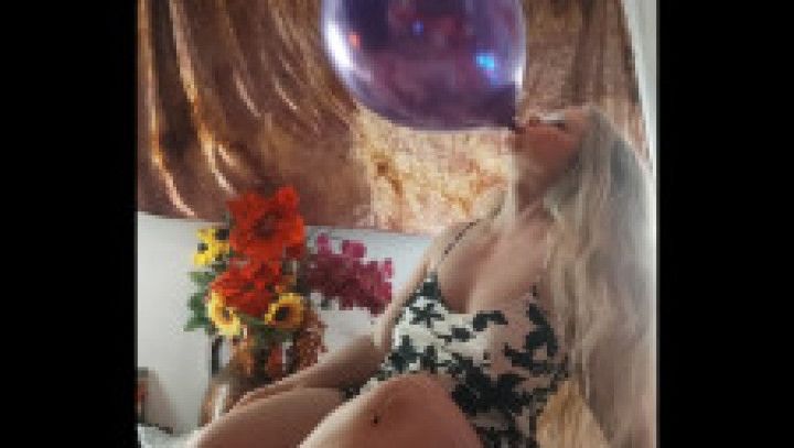 B2P purple pearly balloon