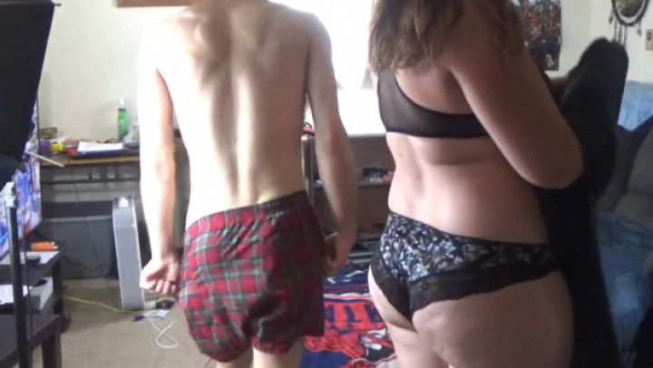 BTS My step-mom's friend fucks me