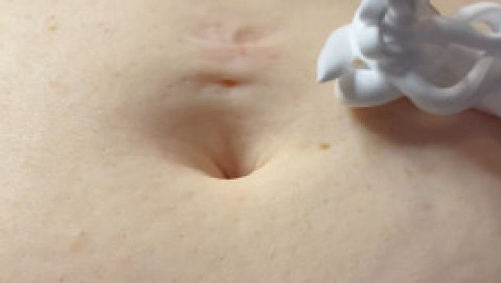 Belly button poking