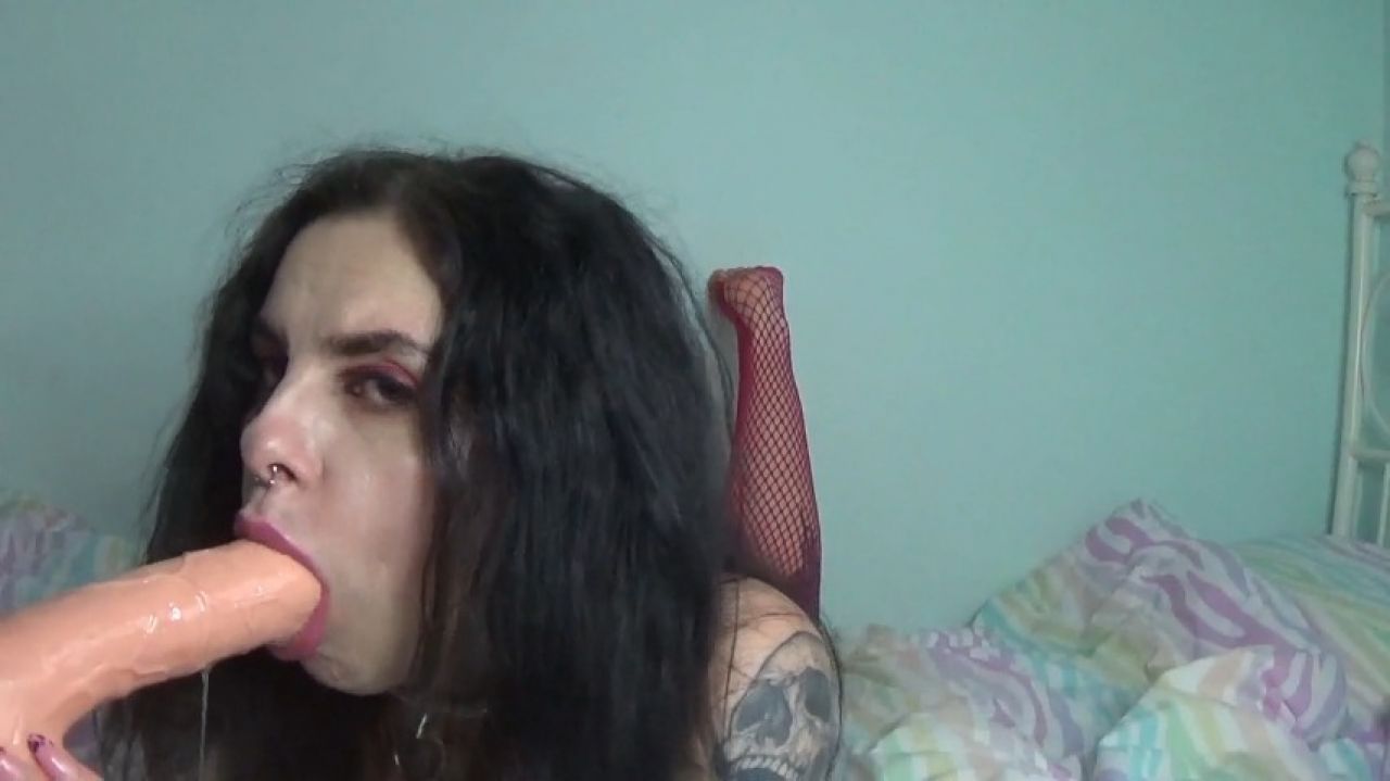 Dildo Sucking