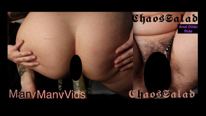 Anal Dildo Ride Hairy Pussy view