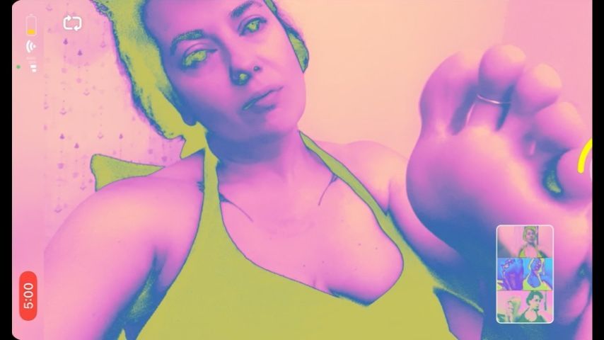 Foot and face trip, get high off me