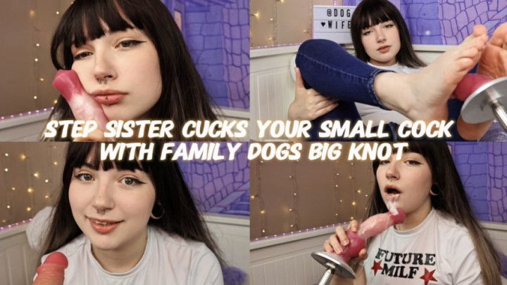 step-sister cucks your small cock with family s big