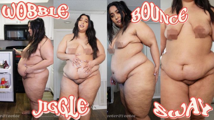 OBESE &amp; GORGED | Nude Waddling