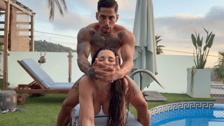 Oiled Massage And Rough Sex In The Swimming Pool