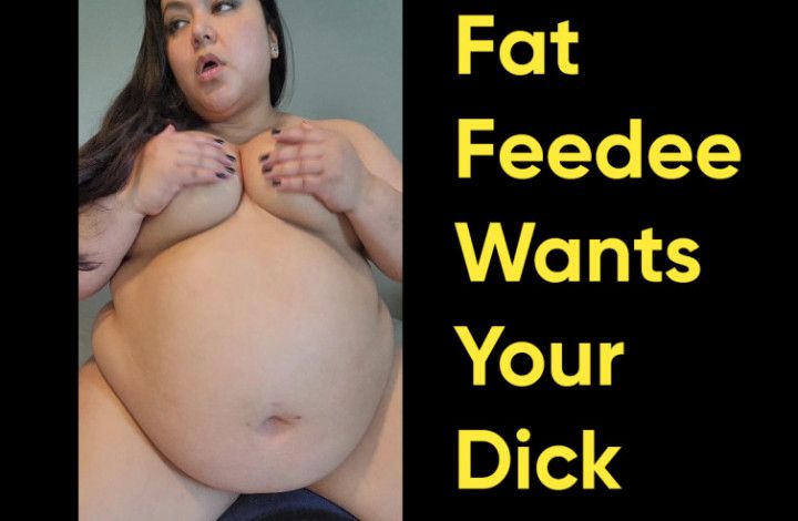 Your Horny, Feedee Rides a Dildo &amp; Wants You to Cum For Her