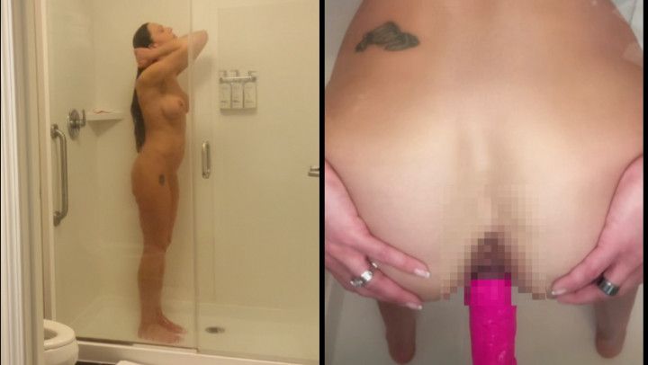 Glass Shower - Suction Cup Dildo