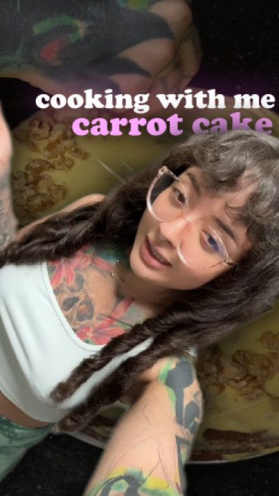 Cooking with me. Carrot Cake