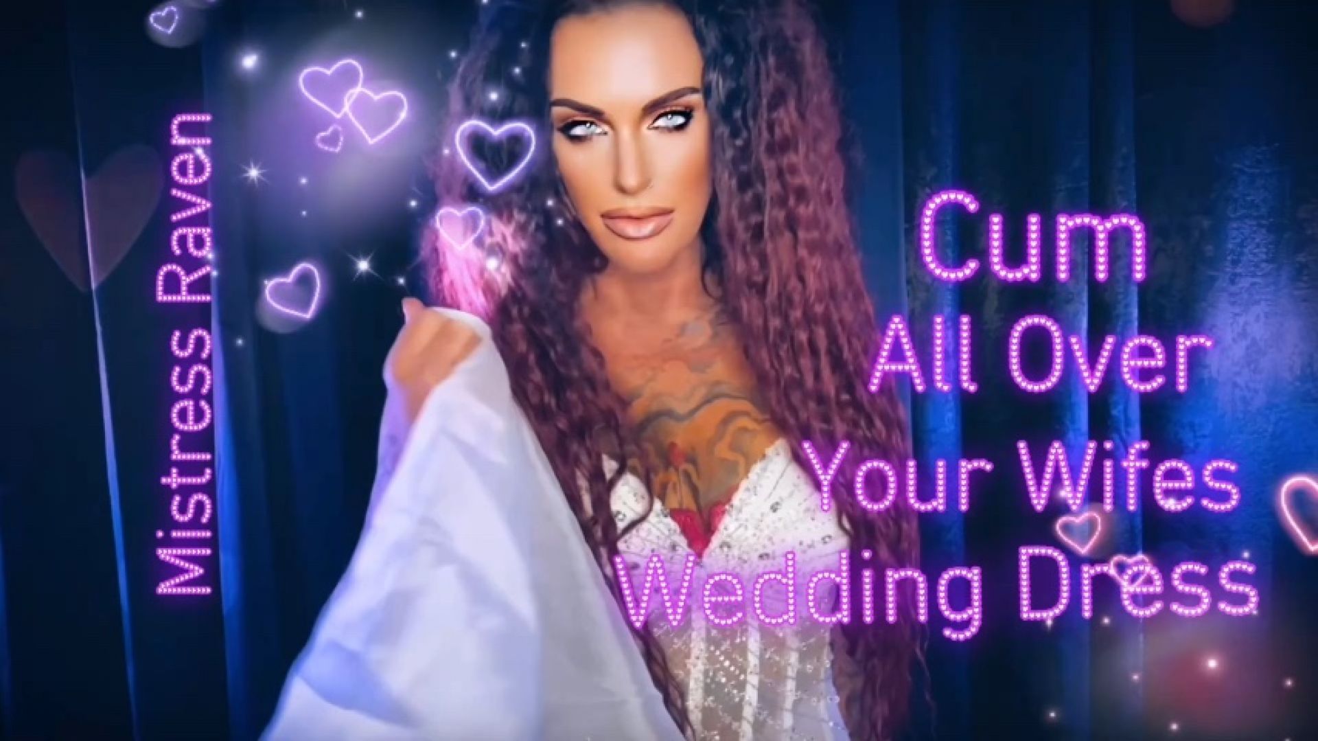 CUM ALL OVER YOUR WIFES WEDDING DRESS
