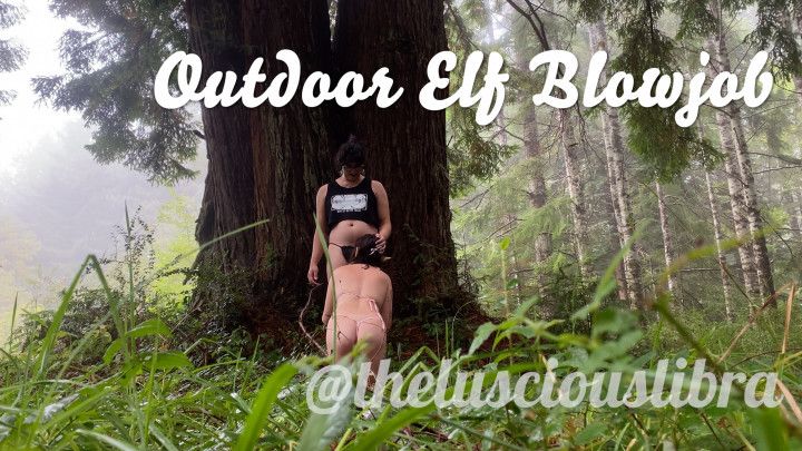 Outdoor Elf Blowjob