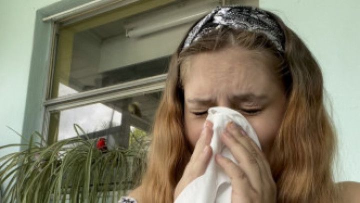 Caught blowing my nose by neighbors