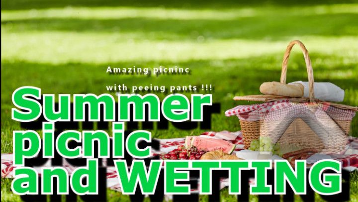 Summer picnic and wetting