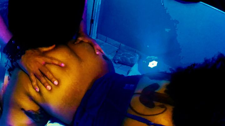 I Smash big booty ebony Little Bleu J from the back