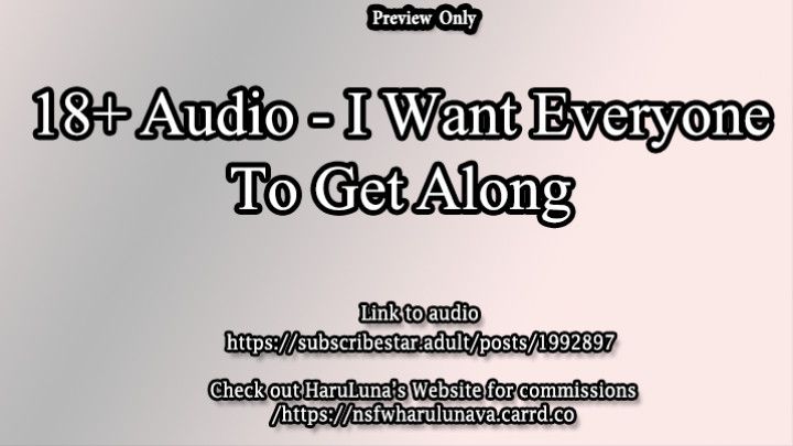 I Want Everyone To Get Along