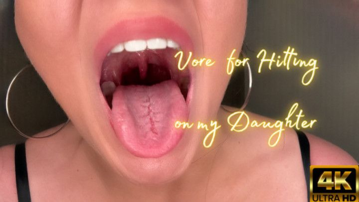 Vore for Hitting on my step-Daughter