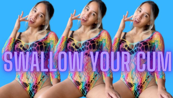 SWALLOW YOUR CUM CEI Face Fetish