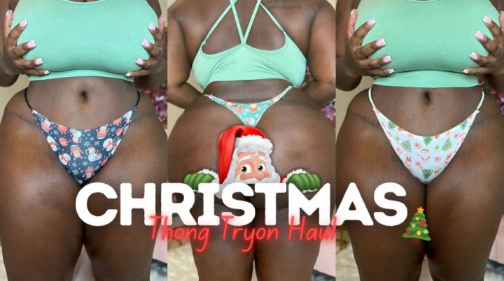 Christmas Thong Tryon Haul
