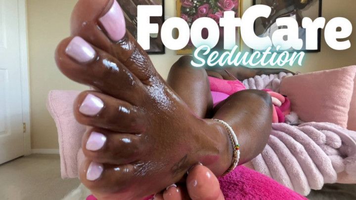 Footcare Seduction Scrubbed, Oiled, and Teased For You