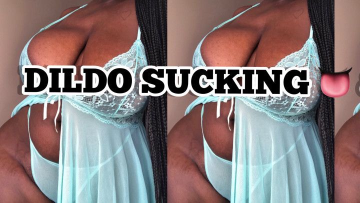 Sloppy Deepthroat Dildo &amp; JOI