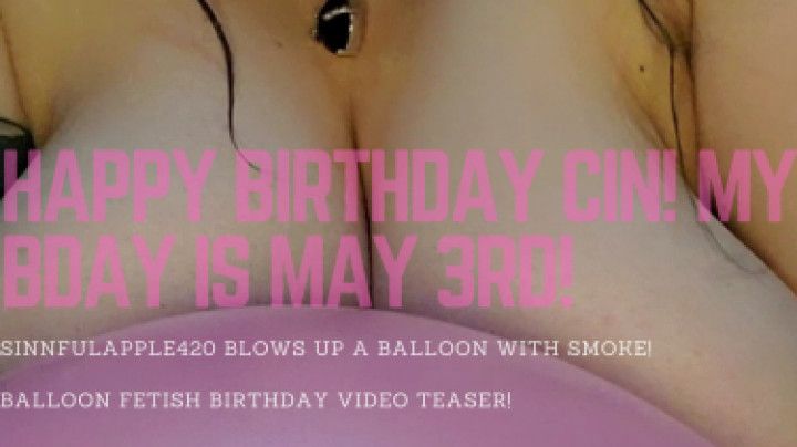 Birthday balloon video teaser