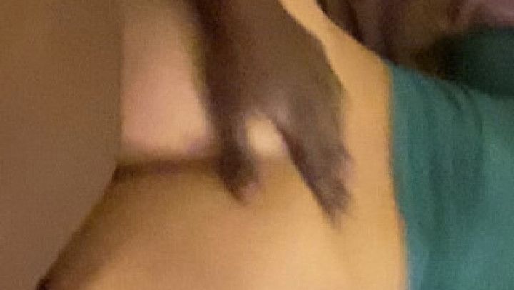 Doggy style with butt plug