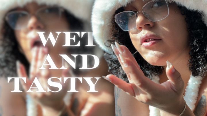 Tasting my pussy warms me up